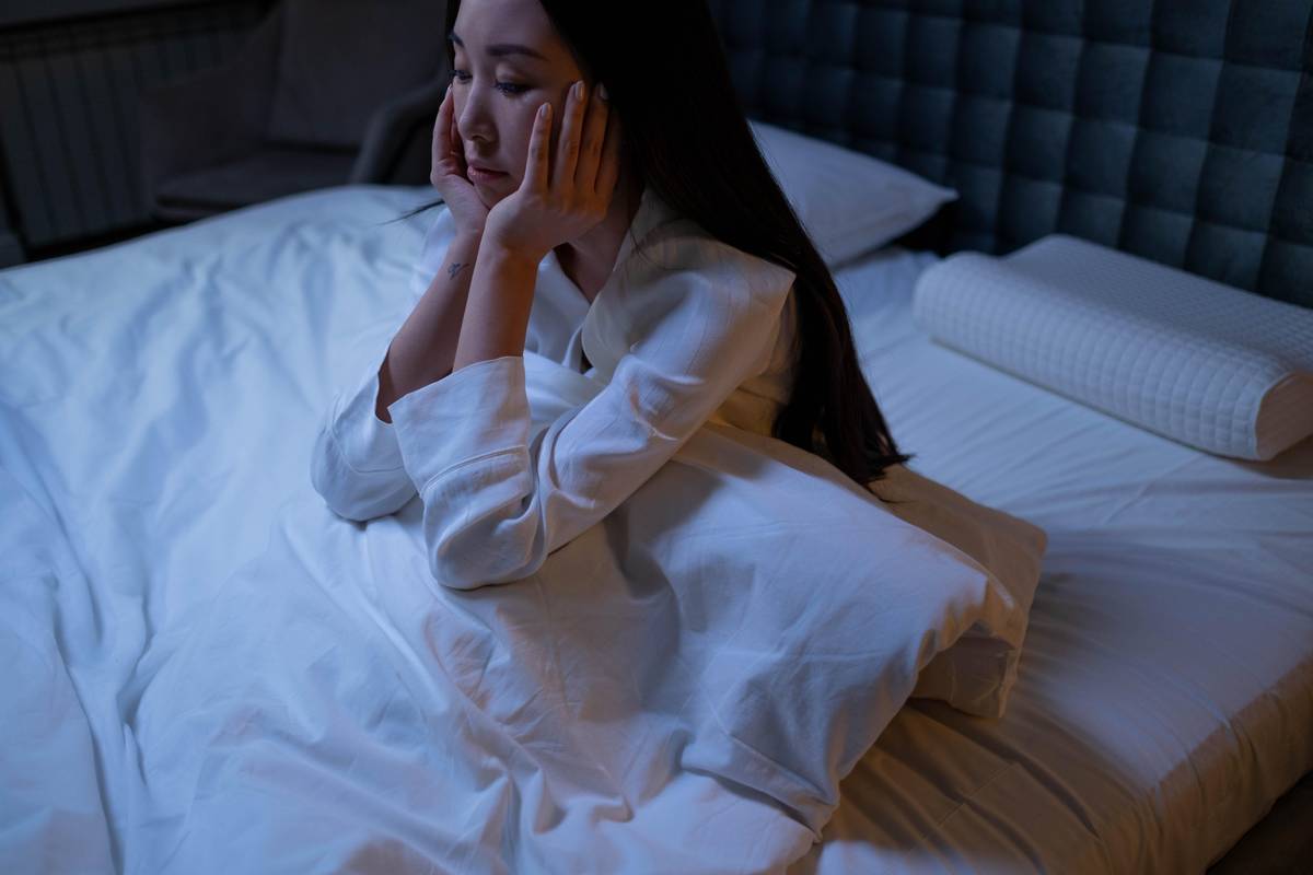 woman suffering from insomnia