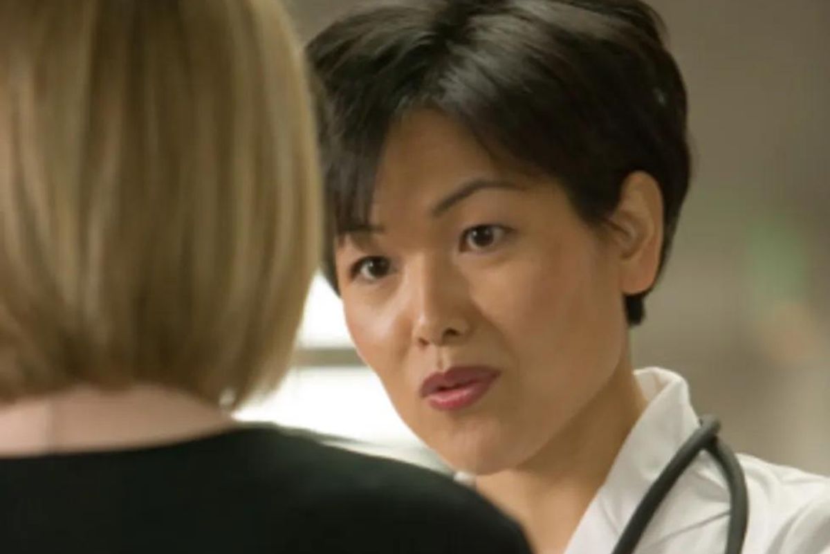 woman talking with her doctor