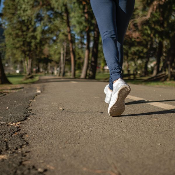 woman walking for exercise