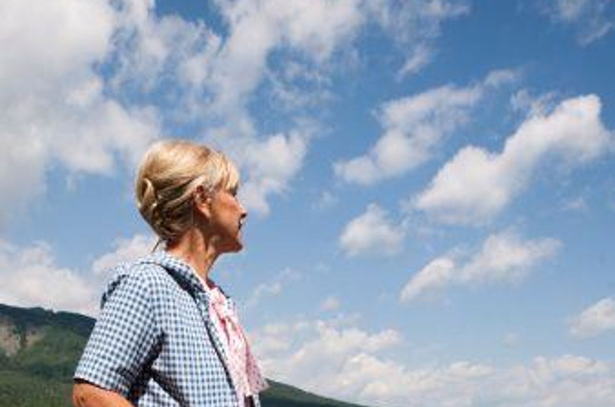 woman walking on the beach