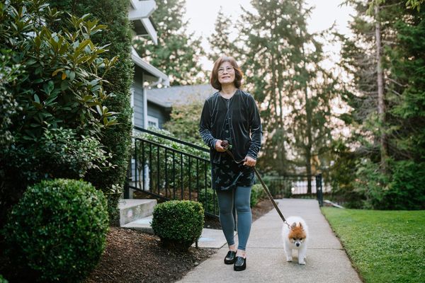 woman walking