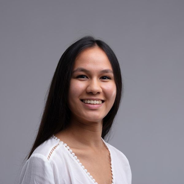 woman with a genuine warm friendly smile