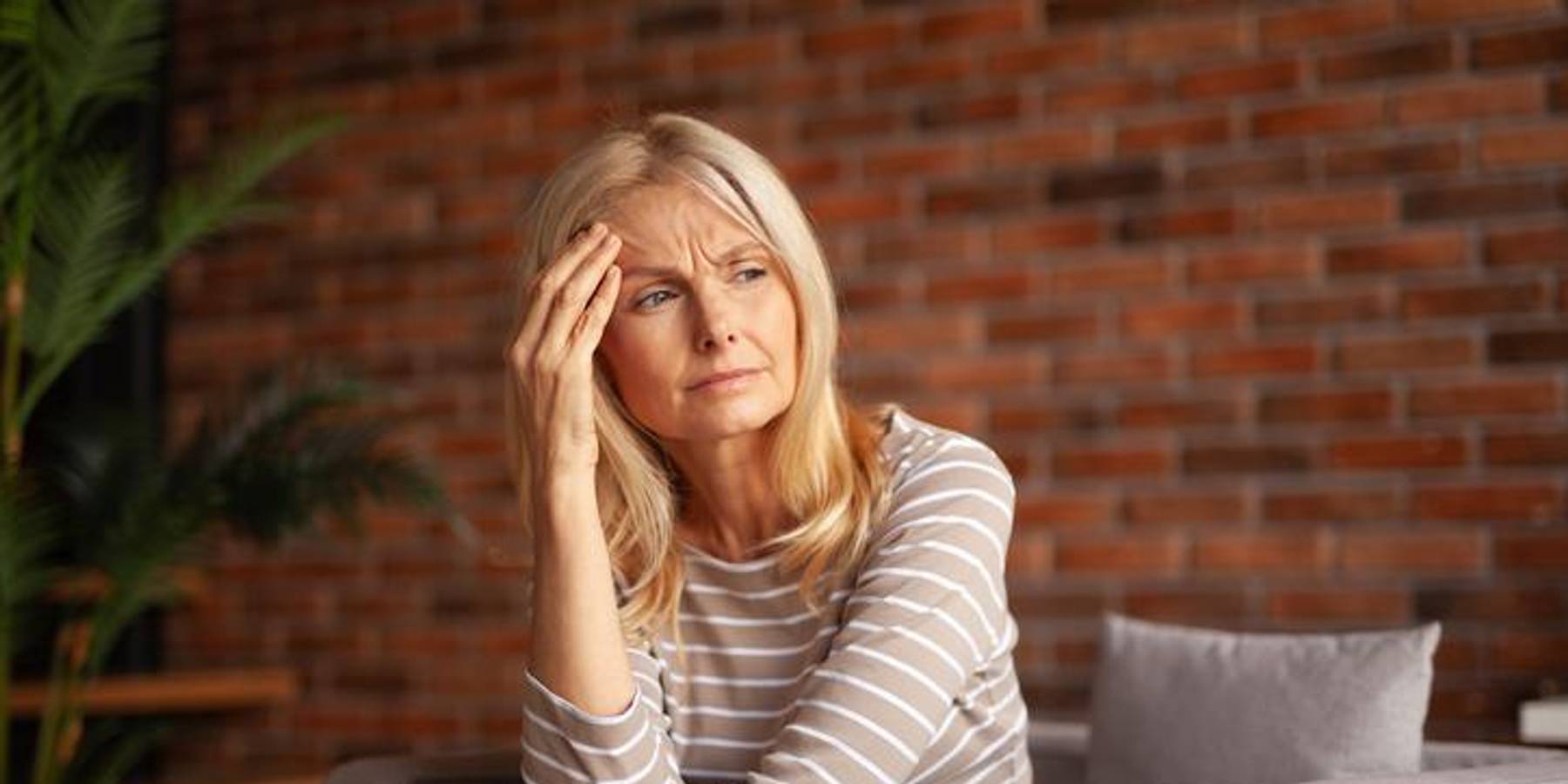 woman with a Headache