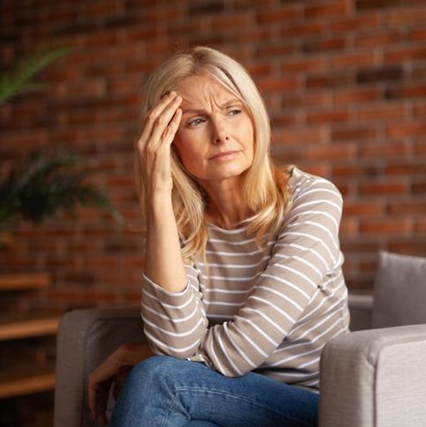 woman with a Headache