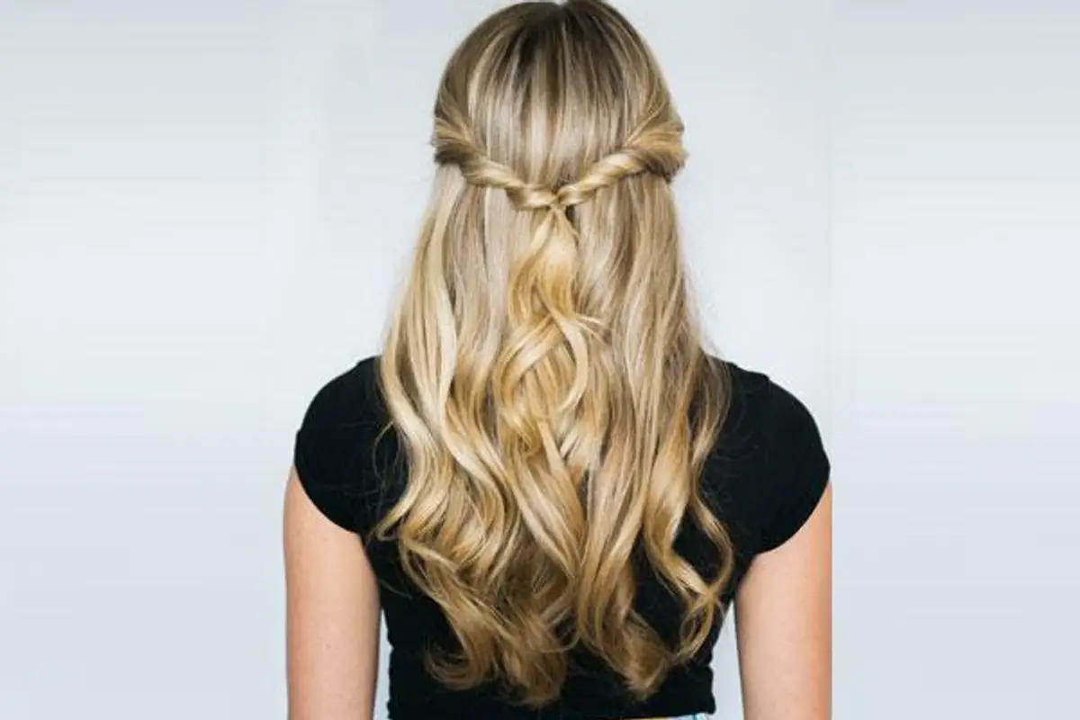 woman with beautiful hair