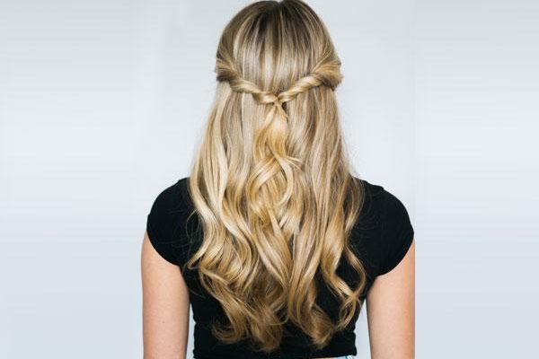 woman with beautiful hair