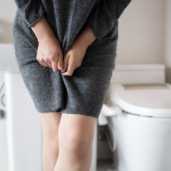 woman with bladder control problems