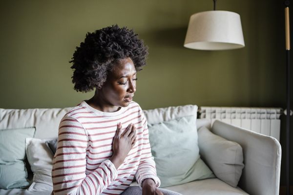 Woman with heart failure