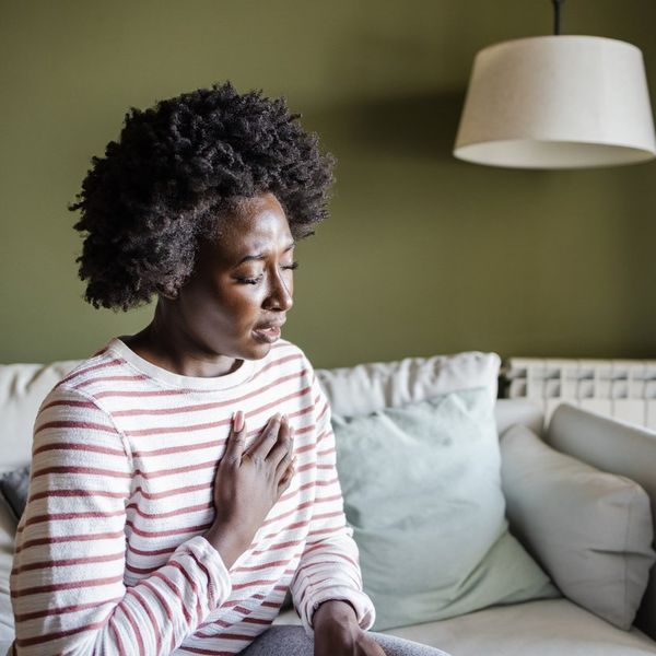 Woman with heart failure