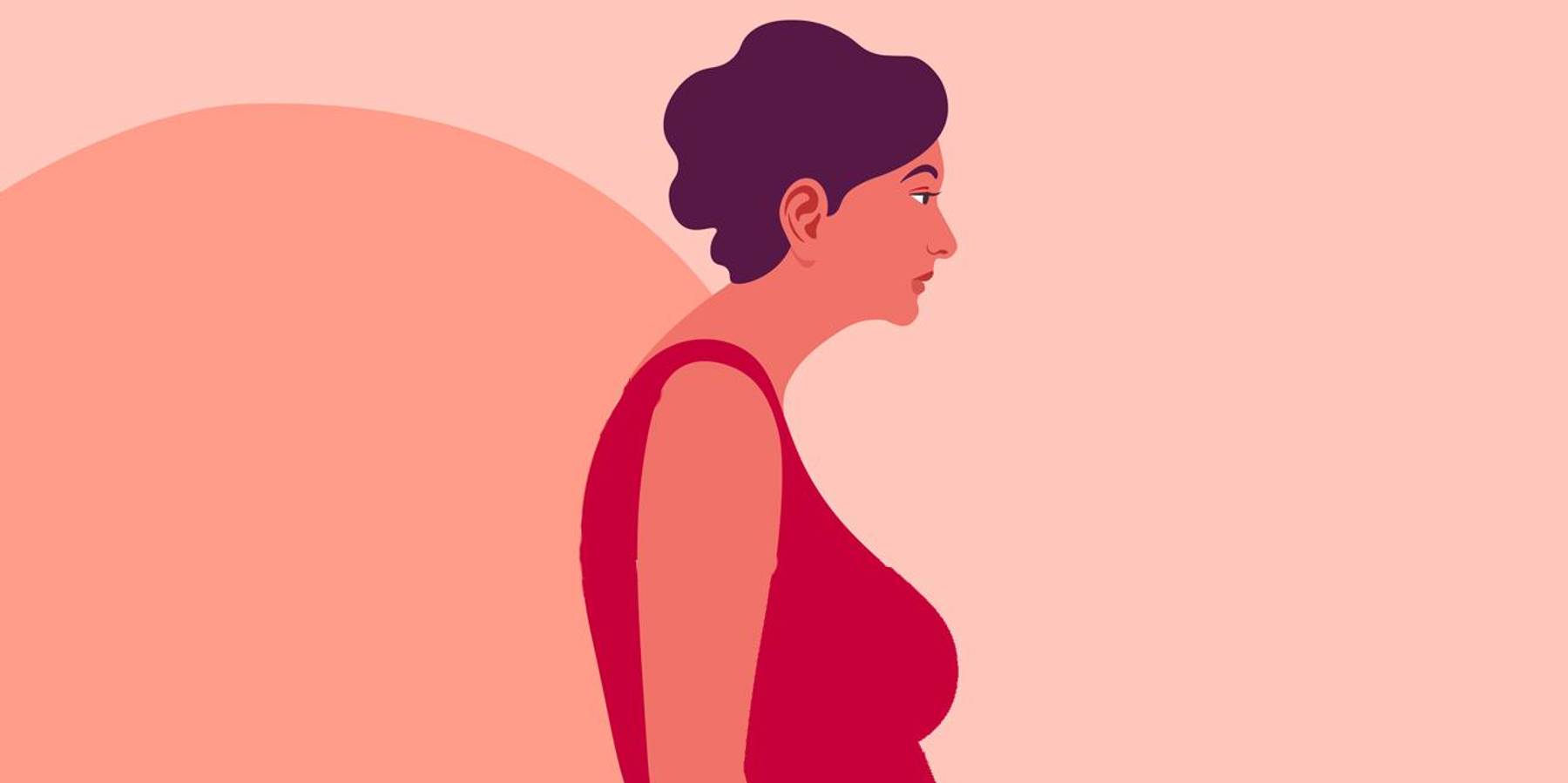 woman with osteoporosis