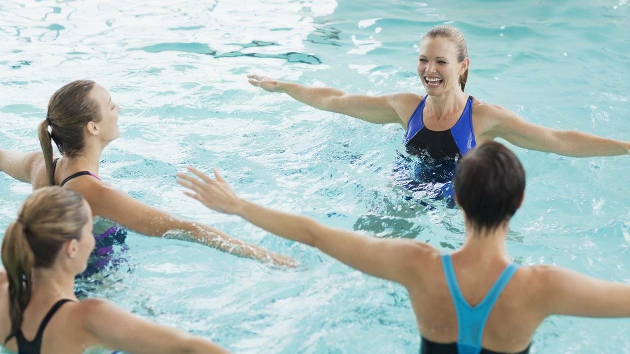 Water Aerobics: Try Swimsuits Instead of Sweatbands