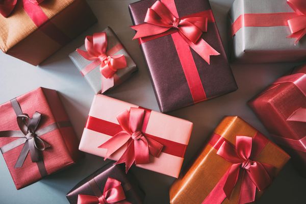 wrapped presents
