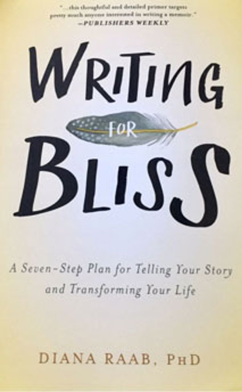 Writing for Bliss book cover