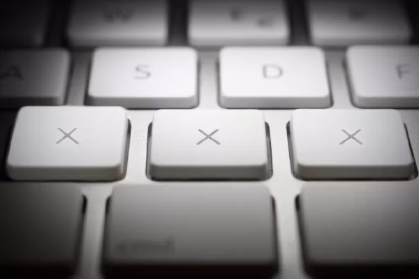 XXX on a keyboard