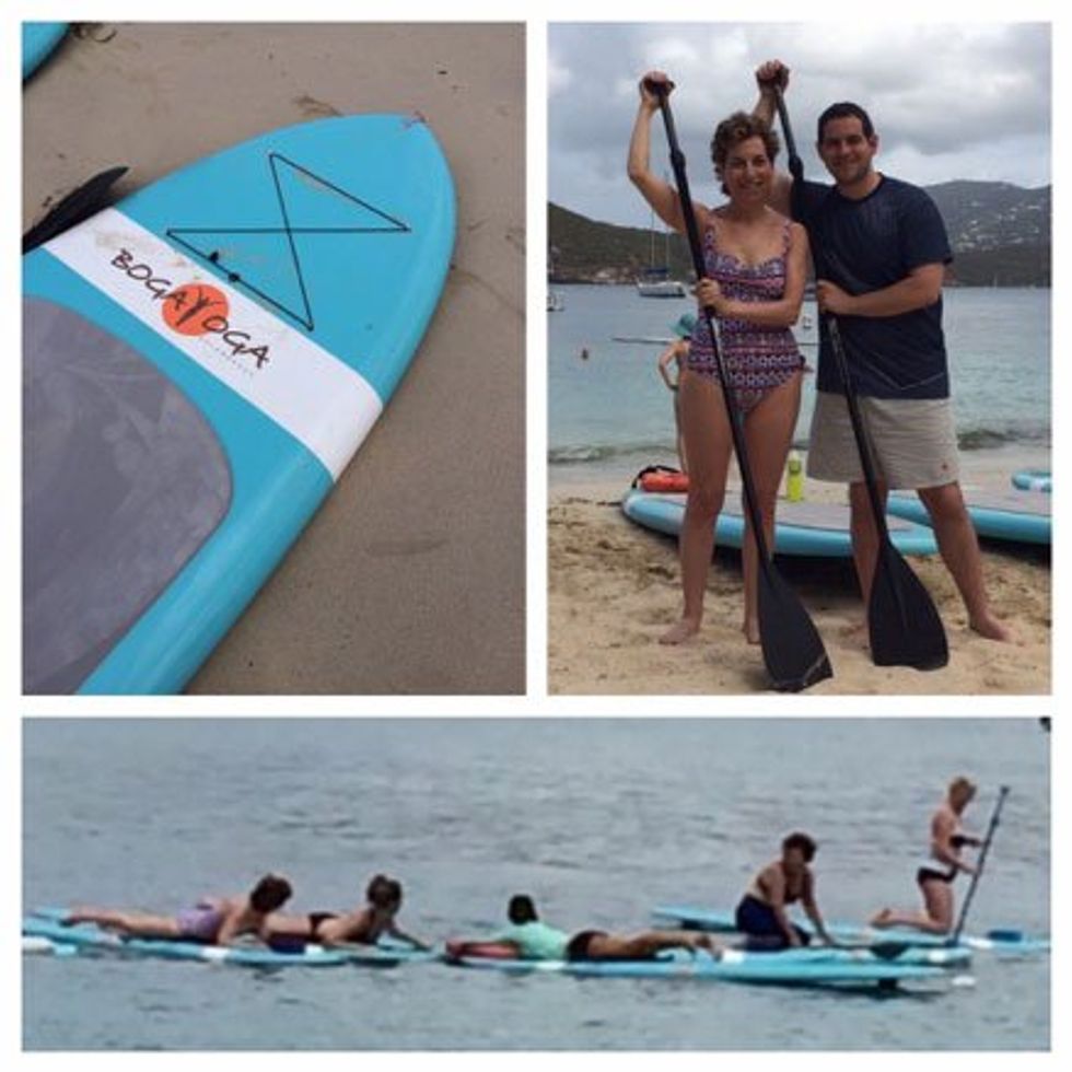 yoga paddleboard