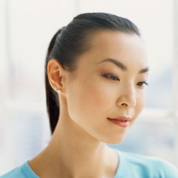 young woman suffering from fibromyalgia