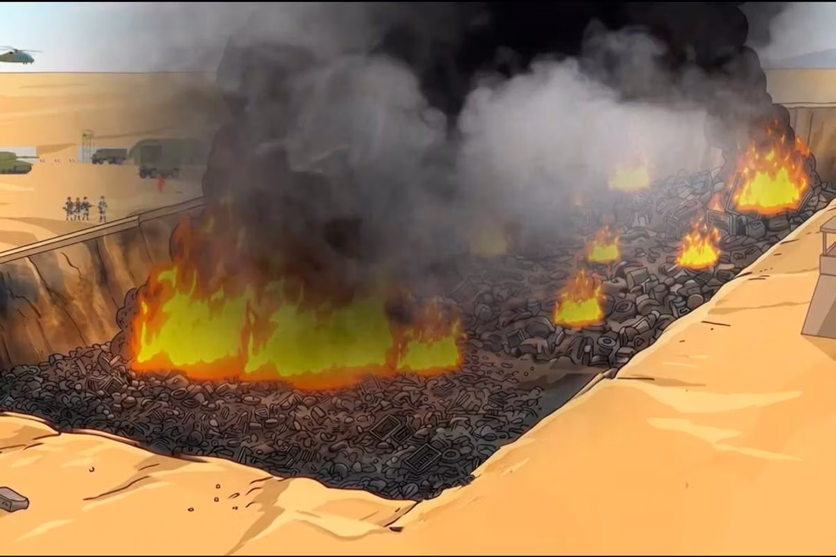 The Connection Between Burn Pits and Lung Cancer